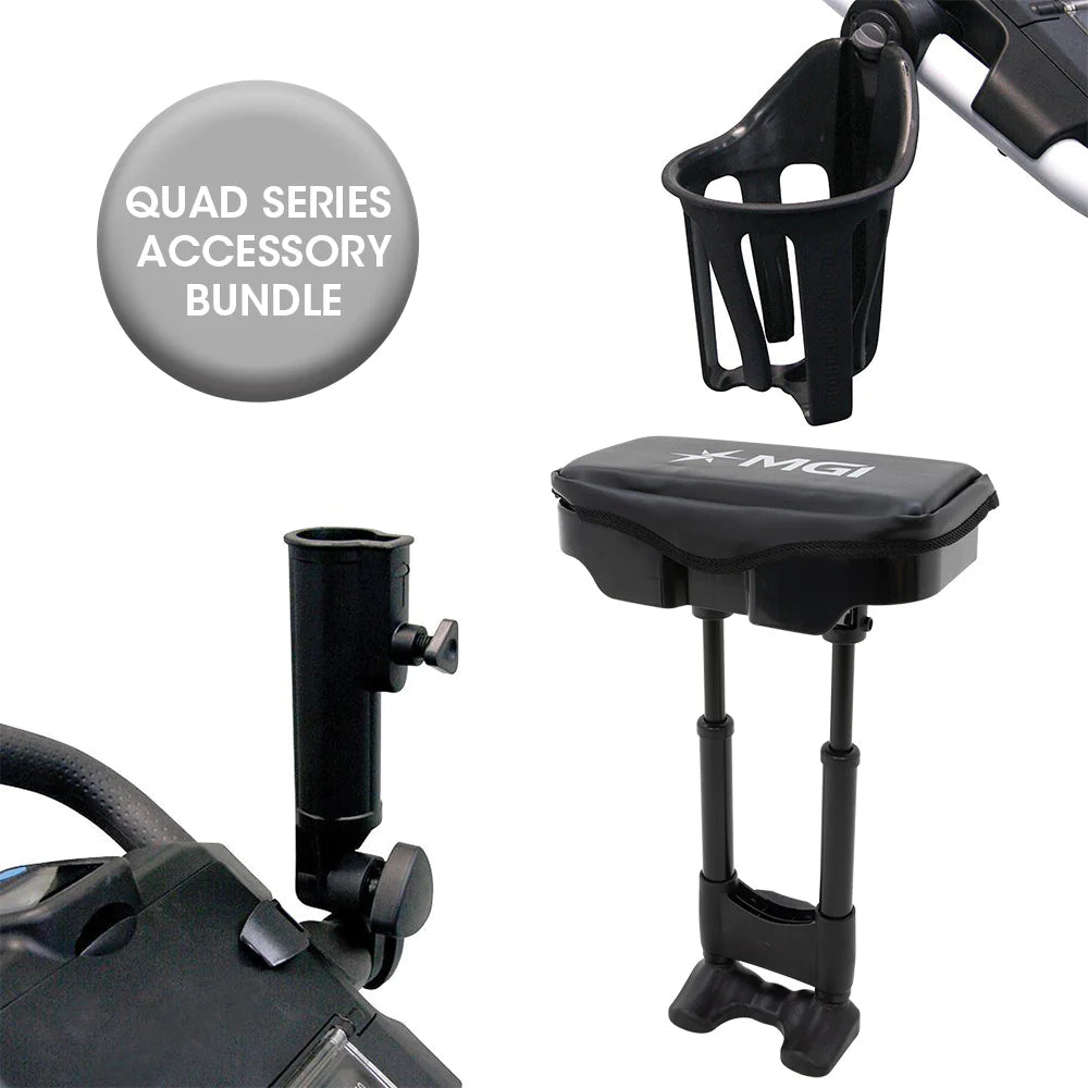 MGI Quad Series Accessory Bundle (Seat, Drink Holder, Umbrella Holder)